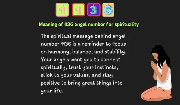 Meaning of 1136 angel number related to spirituality